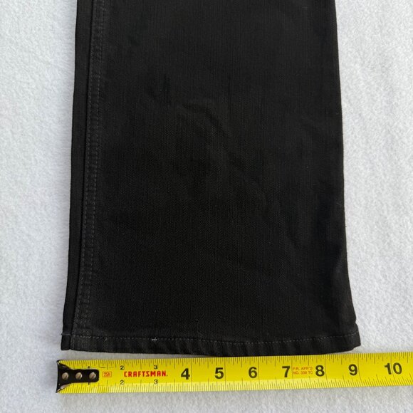 CJ Banks Women Classic Barely Boot Everyday Stretch Black Denim Jeans Sz 16W NWT - Picture 10 of 12